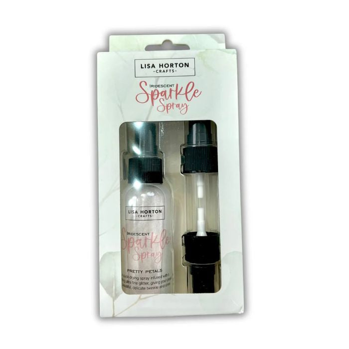 Lisa Horton Crafts Sparkle Spray & 3 Replacement Nozzles/Spray Heads - Pretty Petals