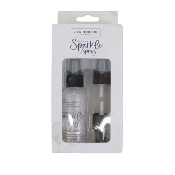 Lisa Horton Crafts Sparkle Spray & 3 Replacement Nozzles/Spray Heads - Firework Burst