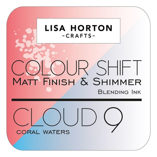 Lisa Horton Crafts Cloud 9 Color Shift Ink Pad-Coral Waters