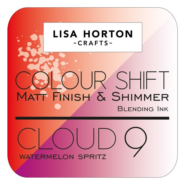 Lisa Horton Crafts Cloud 9 Color Shift Ink Pad-Watermelon Spritz