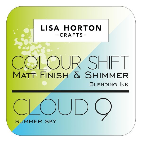 Lisa Horton Crafts Cloud 9 Color Shift Ink Pad-Summer Sky