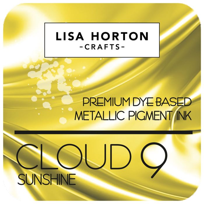 Lisa Horton Crafts Cloud 9 Metallic Ink Pad -Sunshine