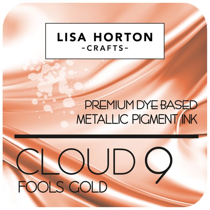 Lisa Horton Crafts Cloud 9 Metallic Ink Pad -Fools Gold