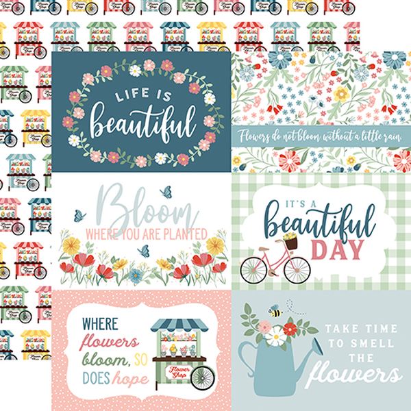 Echo Park Life is Beautiful - 6x4 Journaling Cards