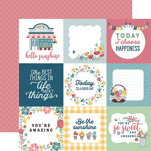 Echo Park Life is Beautiful - 4x4 Journaling Cards