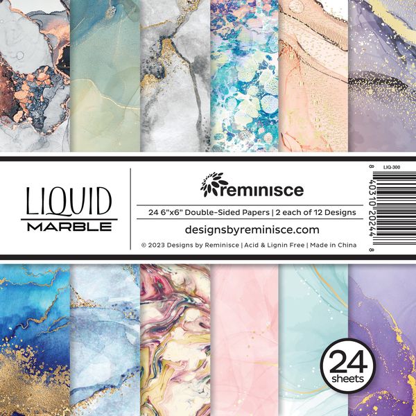 Reminisce Liquid Marble 6x6 Pad
