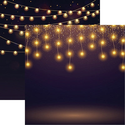 Reminisce Light It Up: Shiny Lights Paper DS Paper (1 Sheet)