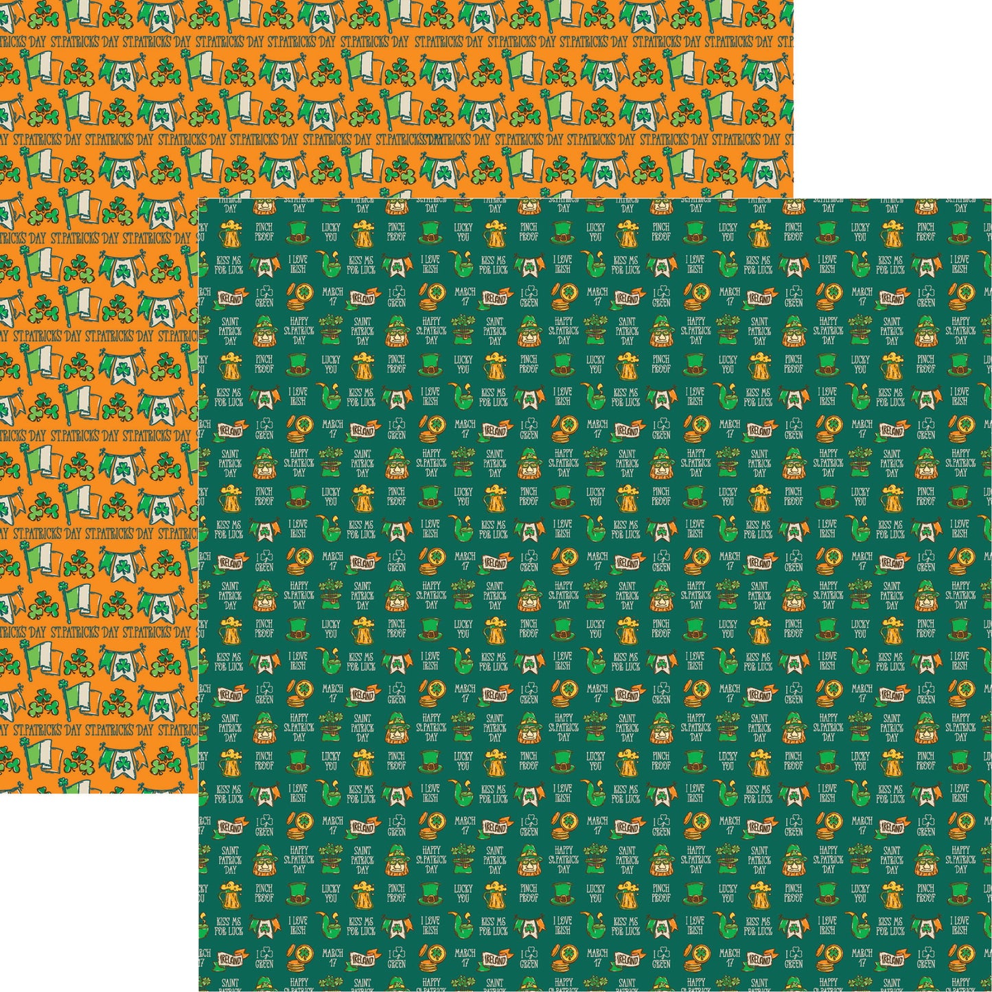 Reminisce Lucky Clover: Kiss Me for Luck DS Paper (1 Sheet)