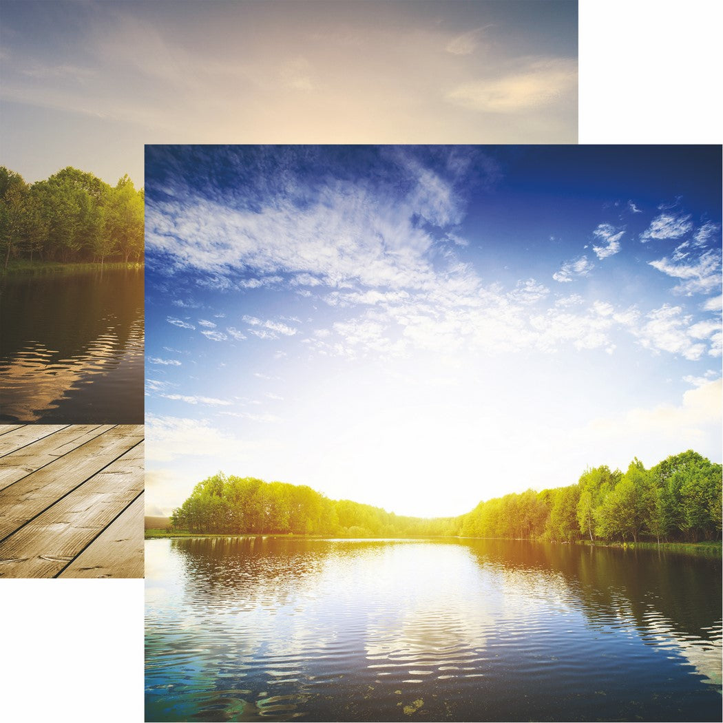 Reminisce Lake Life: Lake Life DS Paper (1 Sheet)