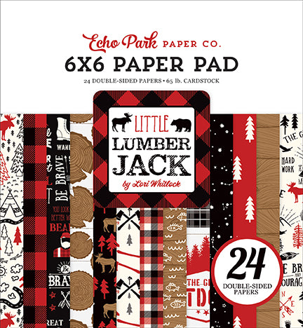 DISC - Echo Park Little Lumberjack 6x6 Paper Pad