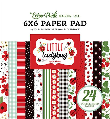DISC - Echo Park Little Ladybug 6X6 Pad