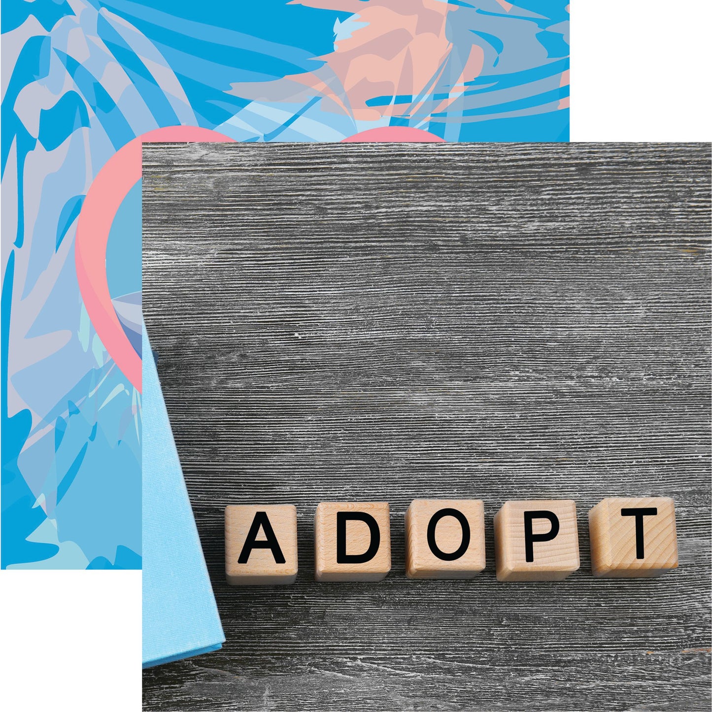 Reminisce Love Makes a Family: Adopt DS Paper (1 Sheet)