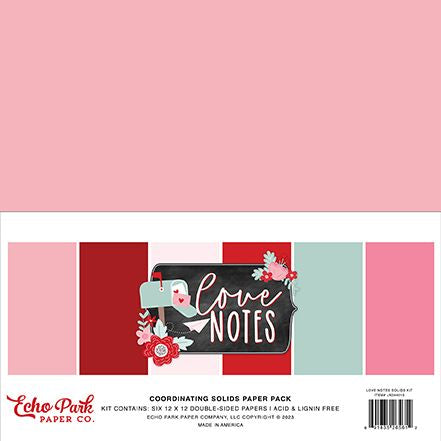 Echo Park Love Notes Solids Kits