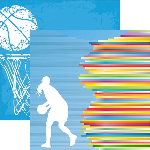 Reminisce Let's Play Women's Basketball: Breaking Records DS Paper (1 Sheet)
