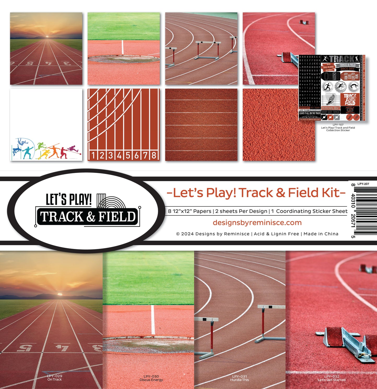 Reminisce Let's Play! Track and Field Collection Kit