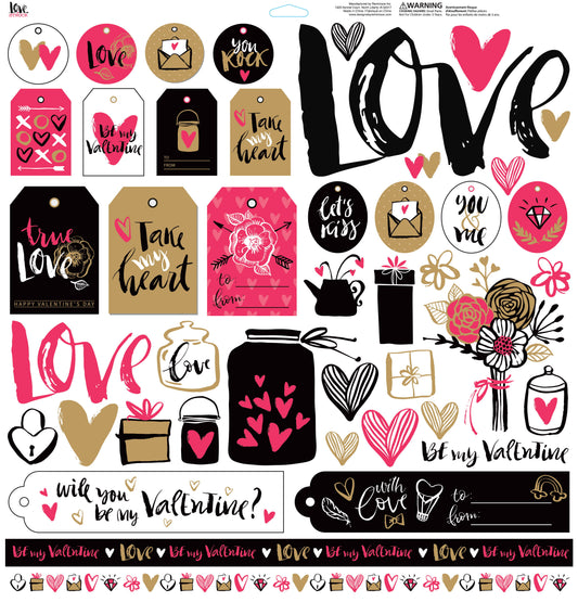 Reminisce Lovestruck 12x12 Sticker