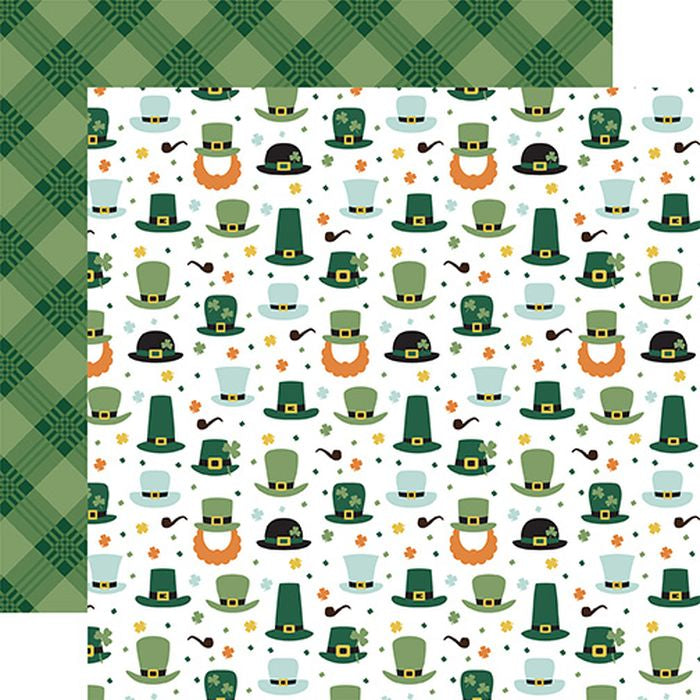 Echo Park: Lucky Charm Leprechaun Luck 12x12 DS Patterned Paper (1 Sheet)