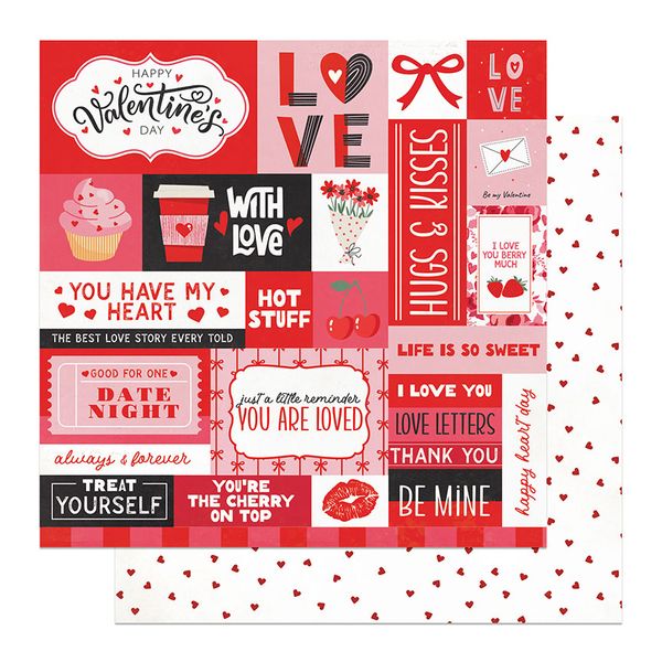 PhotoPlay Love Notes Hugs & Kisses DS Paper