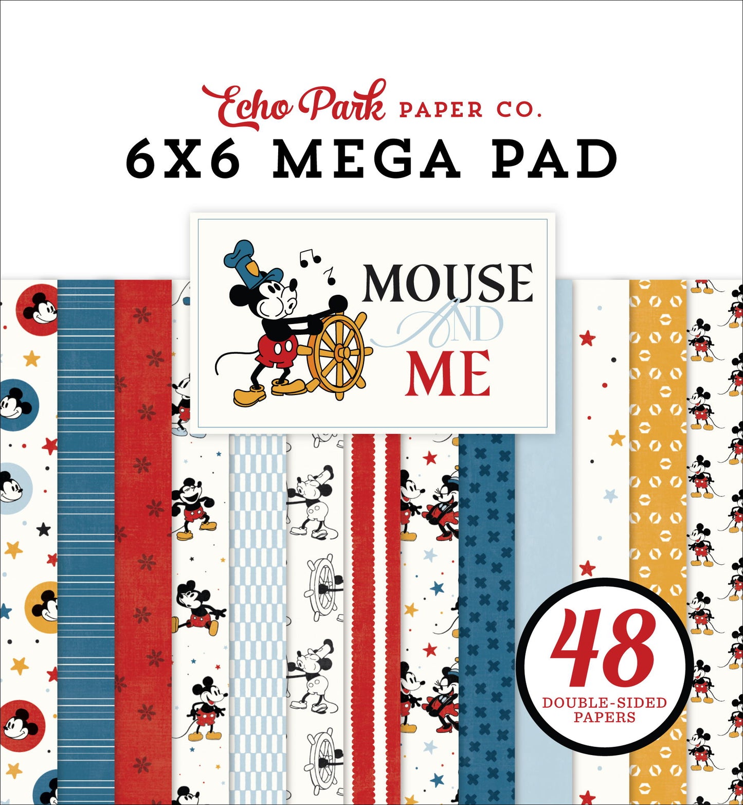 Echo Park Mouse And Me Cardmakers 6X6 Mega Pad