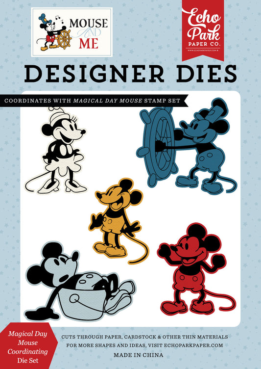 Echo Park Mouse and Me Magical Day Mouse Coordinating Die Set