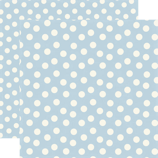 Echo Park Mouse and Me: Light Blue Dot DS Paper (1 Sheet)