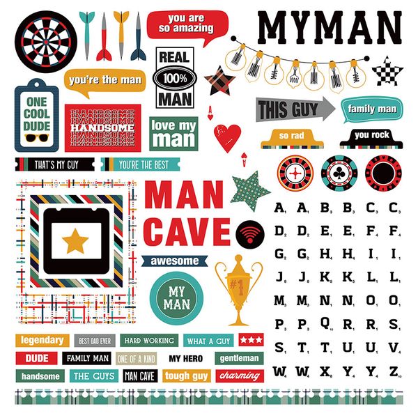 PhotoPlay You're the Man Element Sticker