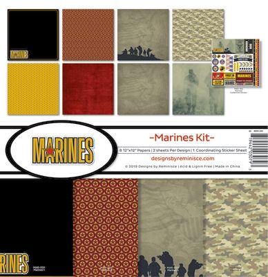 Reminisce Marines: Marines 4 Paper DS Paper (1 Sheet)