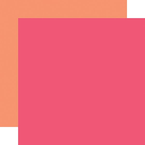 Echo Park My Best Life: Pink / Orange Coordinating Solid