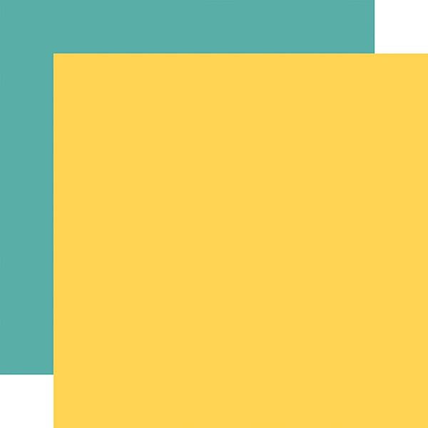 Echo Park My Best Life: Yellow / Teal Coordinating Solid