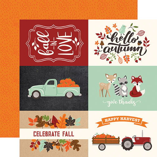 Echo Park My Favority Fall 4X6 Journaling Cards