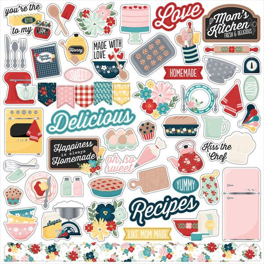 Echo Park Mom's Kitchen Element Sticker