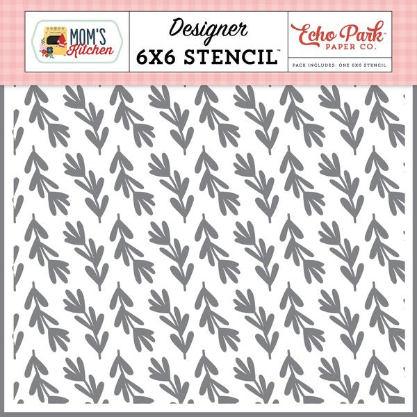 Echo Park Mom's Kitchen: Savory Sprigs Stencil