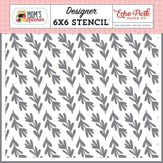 Echo Park Mom's Kitchen: Savory Sprigs Stencil