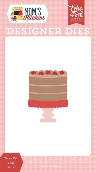 Echo Park Mom's Kitchen: Three Tier Cake Die Set
