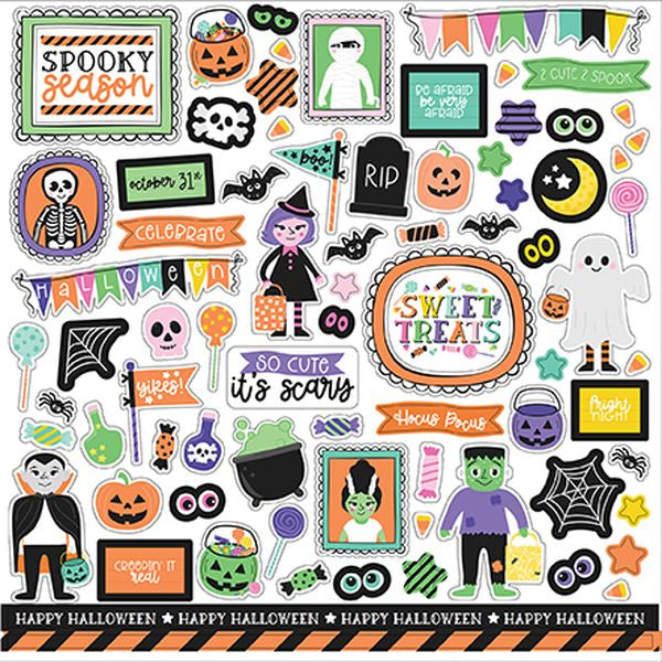 Monster Mash 12X12 Sticker