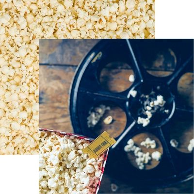 Reminisce Movie Night: Snack Time Paper DS Paper (1 Sheet)