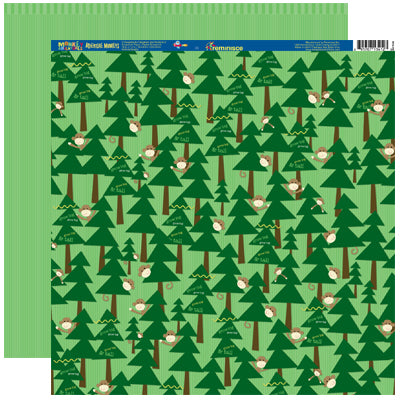 Reminisce Adventure Monkeys DS Paper (1 Sheet)