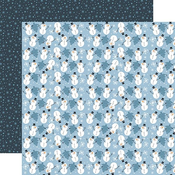 Echo Park Magic of Winter: Snowy Days DS Paper (1 Sheet)