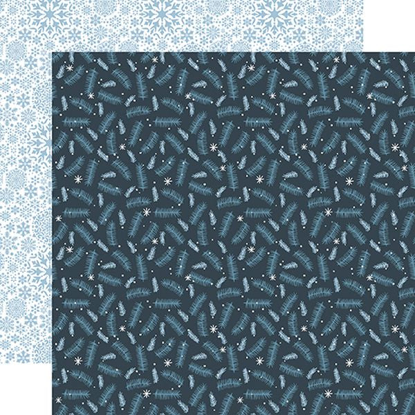 Echo Park Magic of Winter: Snowy Pines DS Paper (1 Sheet)