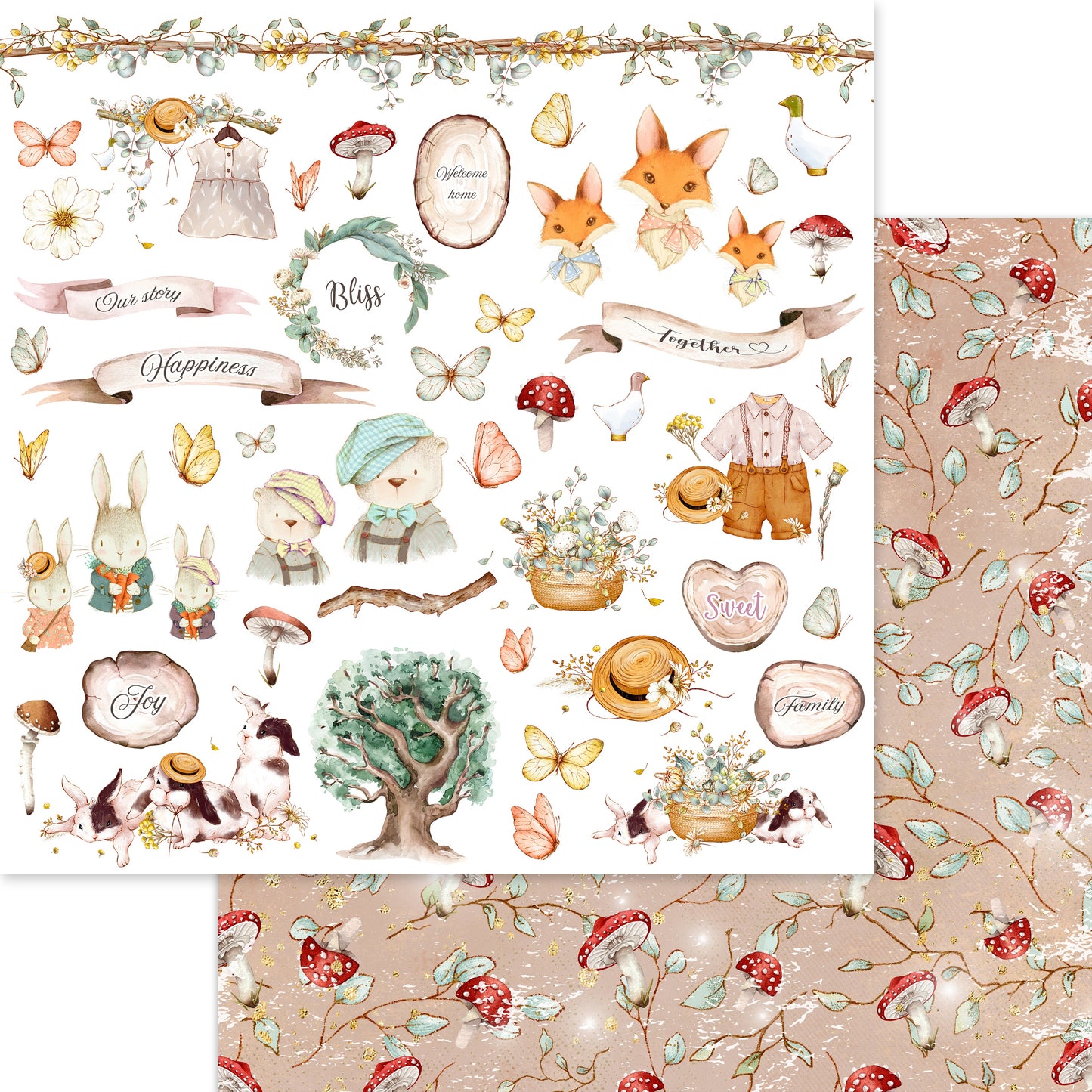 My Family Double-Sided Cardstock 12"X12"-Come Together