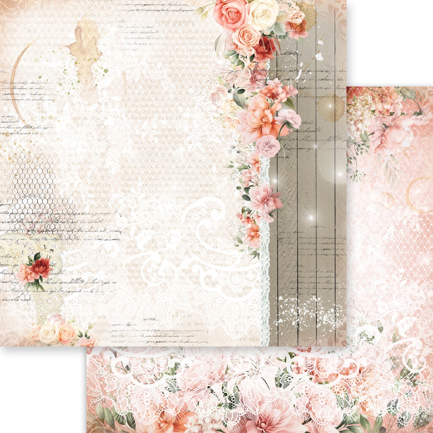 Cherished Elegance Double-Sided Cardstock 12"X12"-Allure