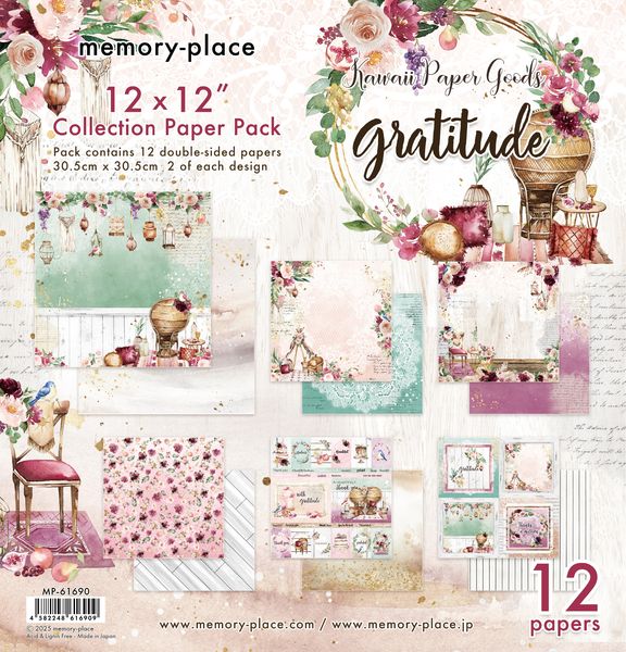 Memory Place Gratitude 12"X12" Collection Pack