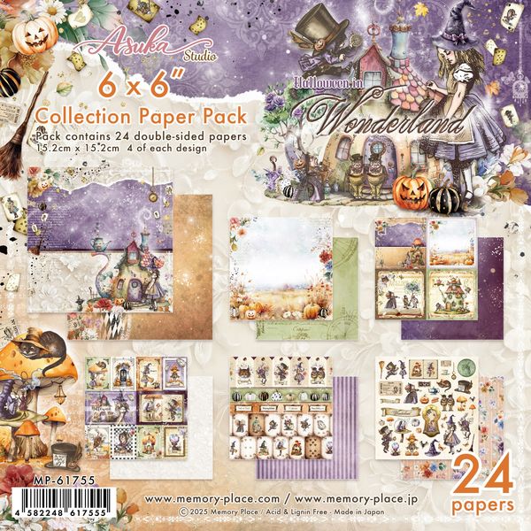 Memory Place Halloween in Wonderland 6"X6" Collection Pack