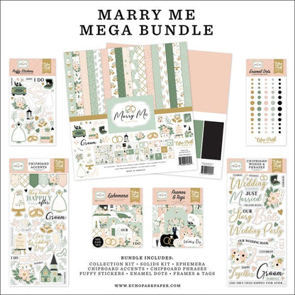 Echo Park Marry Me 12"X12" Mega Bundle
