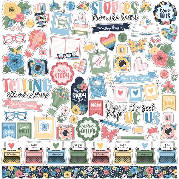 Echo Park Our Story Matters Element Sticker