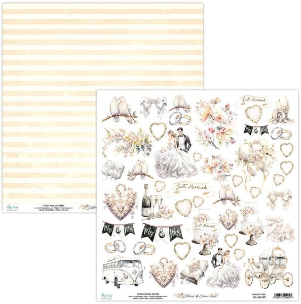 12 x 12 Elements Paper - Mintay Always & Forever