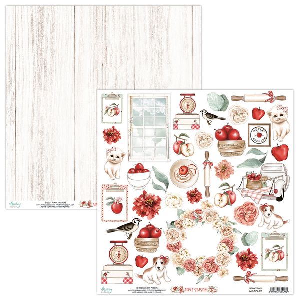 DISC - Mintay Apple Season Element Paper