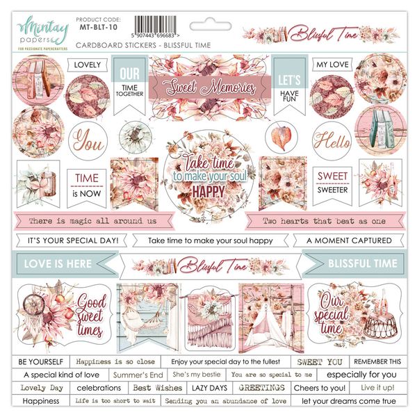 Mintay Blissfull time Cardboard Stickers