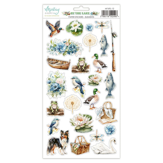 6 x 12 Paper Stickers - By The Lake - Elements