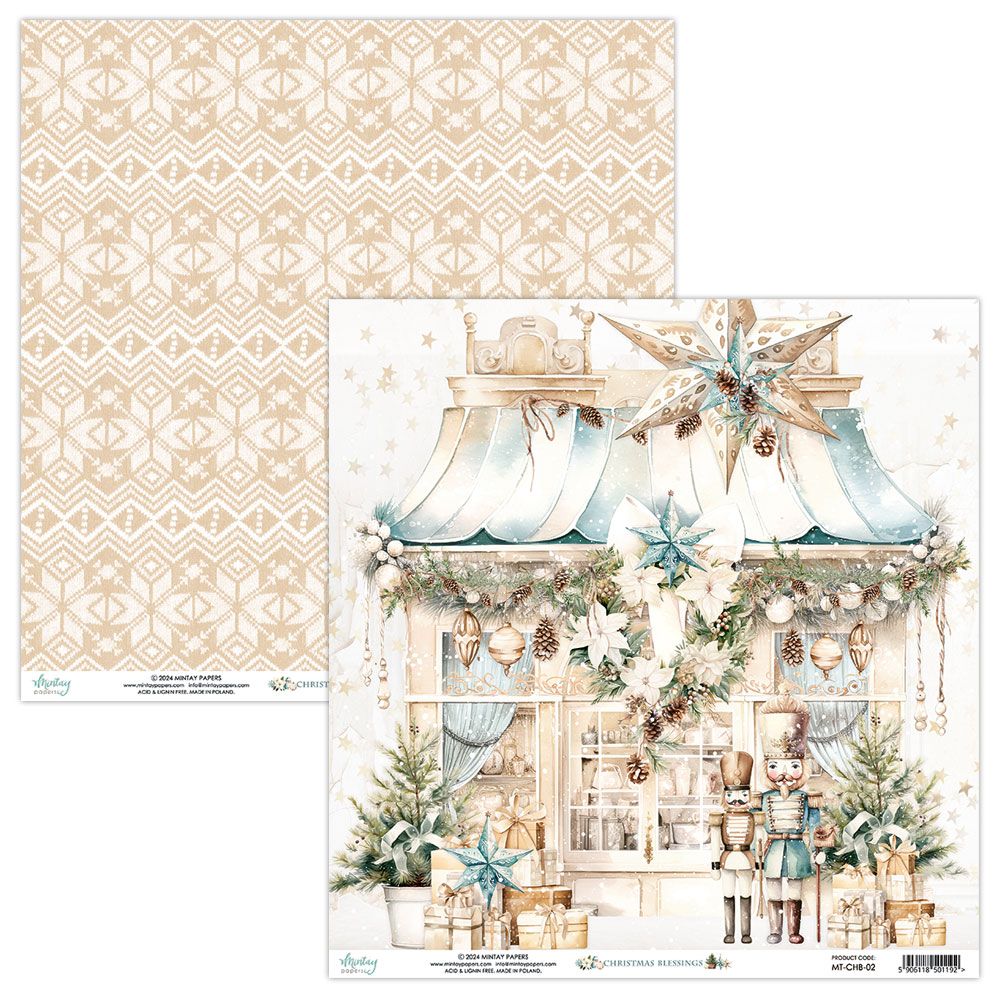 Mintay Christmas Blessings 02 DS Paper